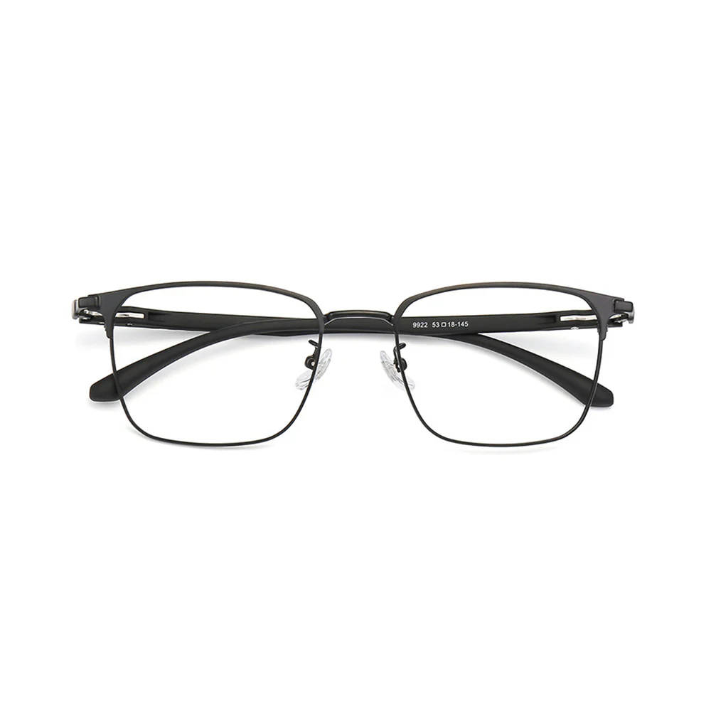 Men's Metal Rectangular Optical Business Glasses VK2138