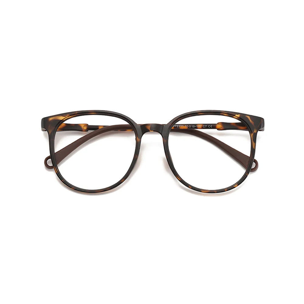 Round Retro Glasses with Prescription Lenses VK2142 - Image 11