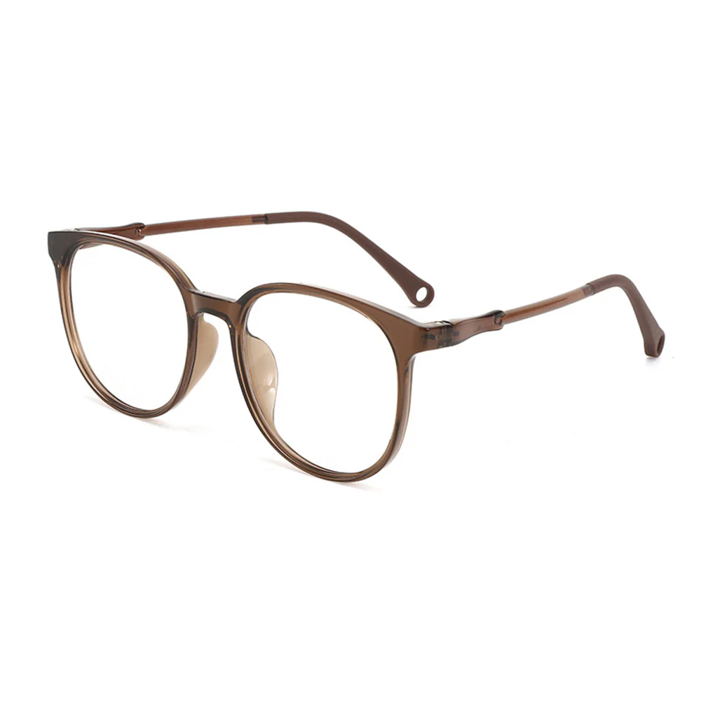 Round Retro Glasses with Prescription Lenses VK2142 - Image 8