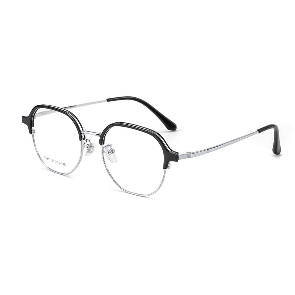 Blue Blocker Glasses Metal Browline Computer Gaming Glasses VK2150 - Image 2