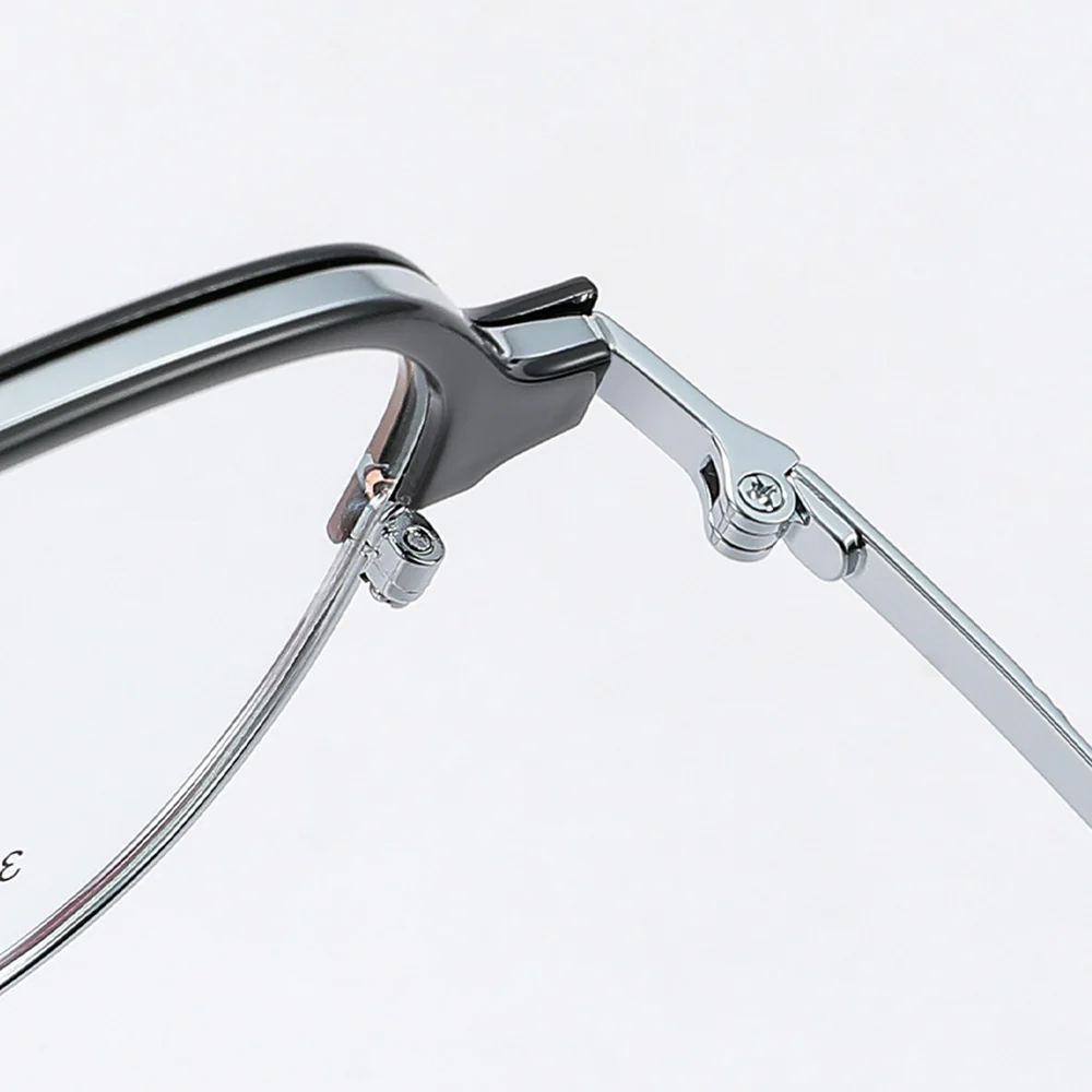 Blue Blocker Glasses Metal Browline Computer Gaming Glasses VK2150 - Image 3