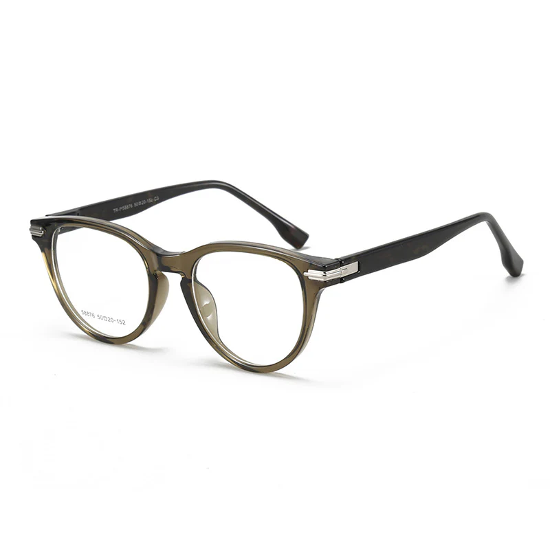 Chic Round Prescription Glasses with Blue Light Filtering VK2154 - Image 2