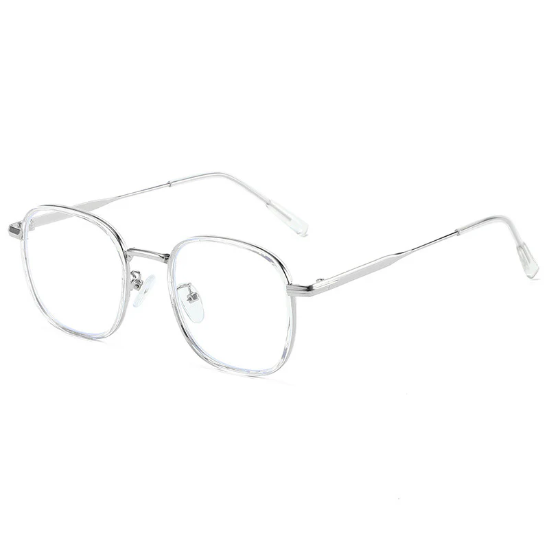 Blue Light Blocking Metal Square Glasses for Women Men VK2155 - Image 11