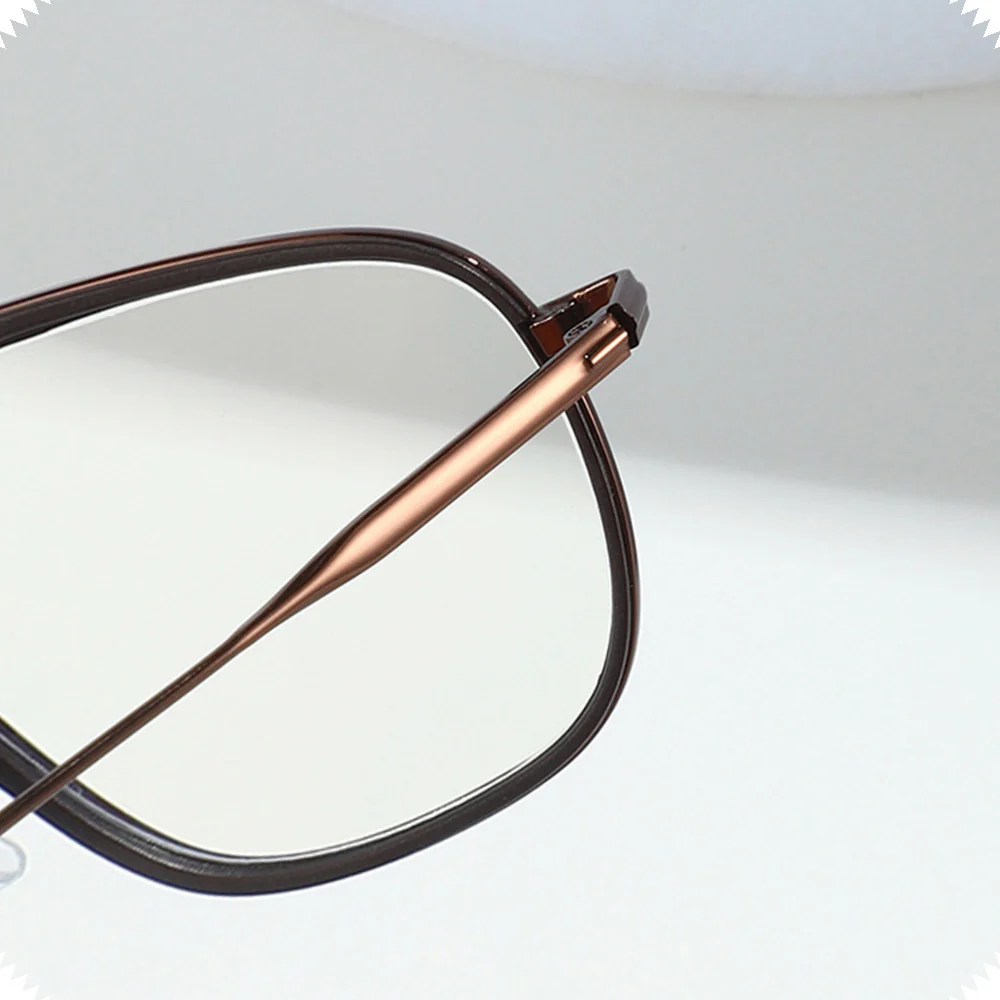 Blue Light Blocking Metal Square Glasses for Women Men VK2155 - Image 3