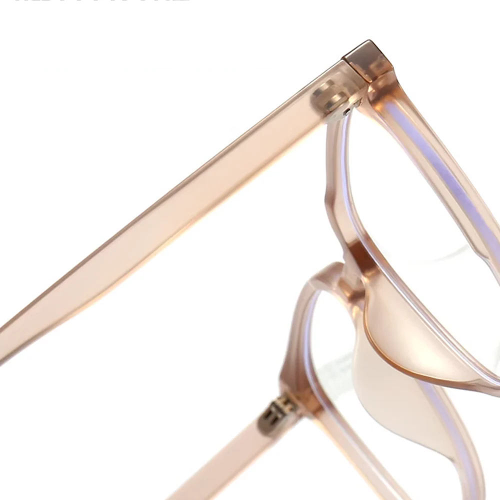 Large Frame Square Blue Light Glasses Stylish and Durable VK2157 - Image 8