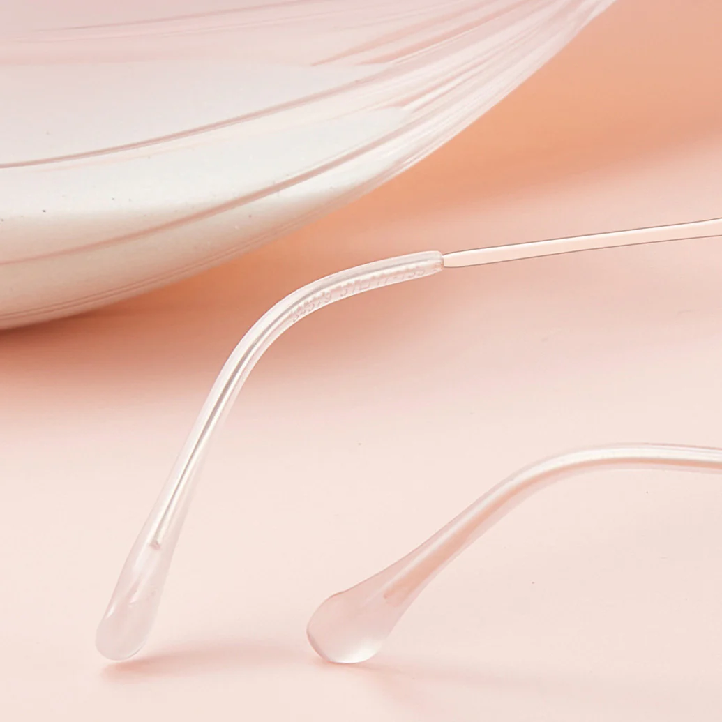 Oval Half Rim Glasses Metal Elegant Reading Glasses for Women VK2158 - Image 5