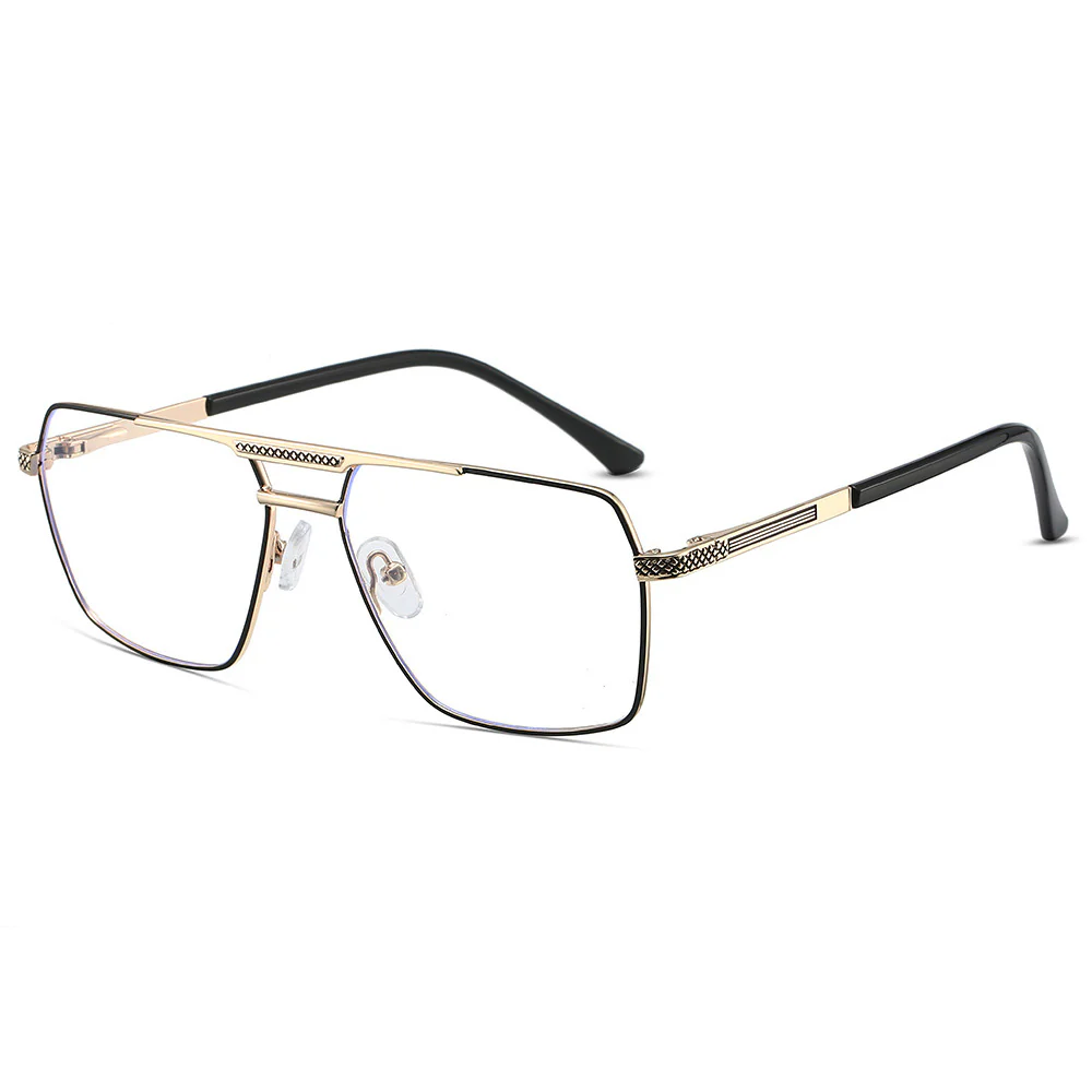 Aviator Blue Light Blocking Computer Glasses Spring Hinge VK2161 - Image 2