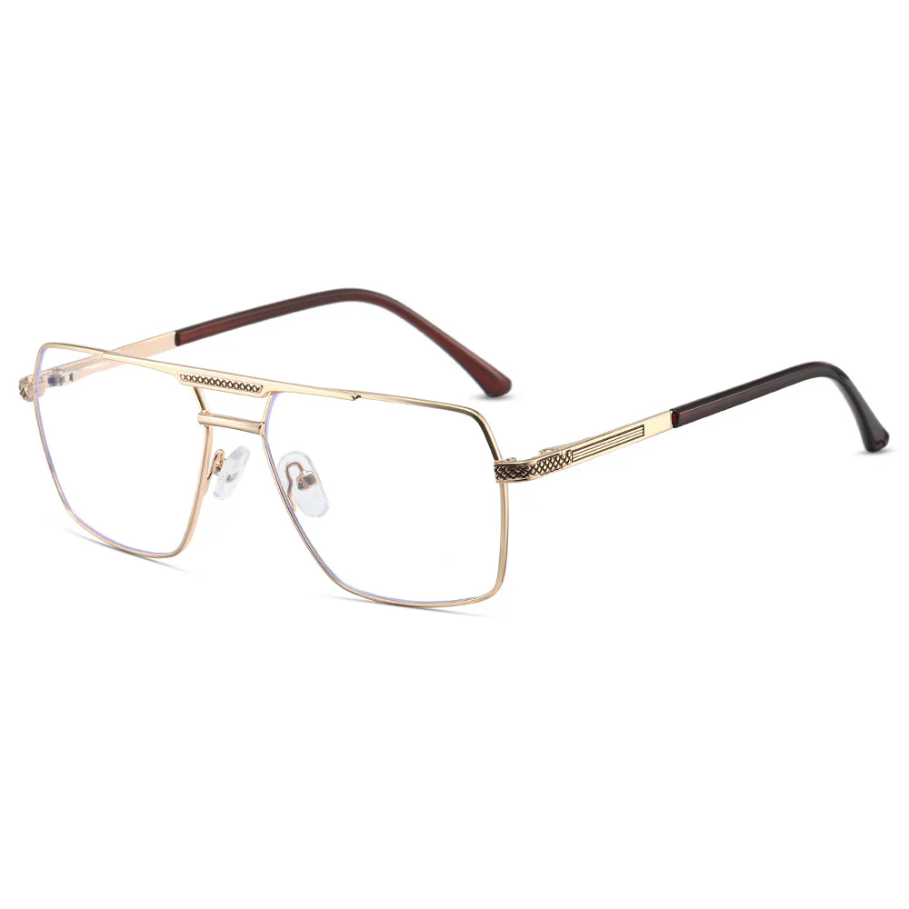 Aviator Blue Light Blocking Computer Glasses Spring Hinge VK2161 - Image 7
