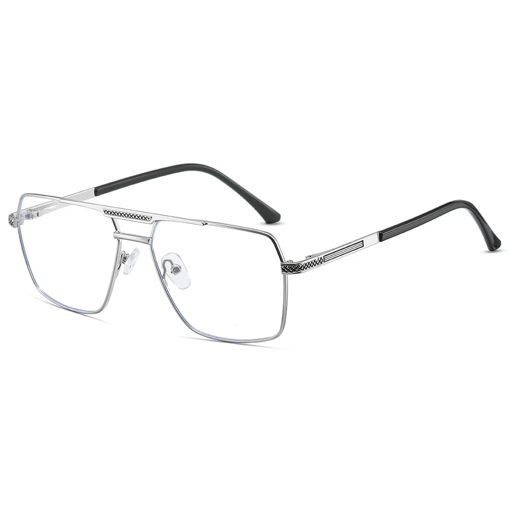 Aviator Blue Light Blocking Computer Glasses Spring Hinge VK2161 - Image 9