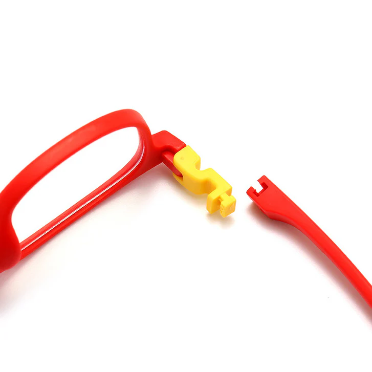 Children's Silicone Square Glasses Flexible Bendable VK2164 - Image 4