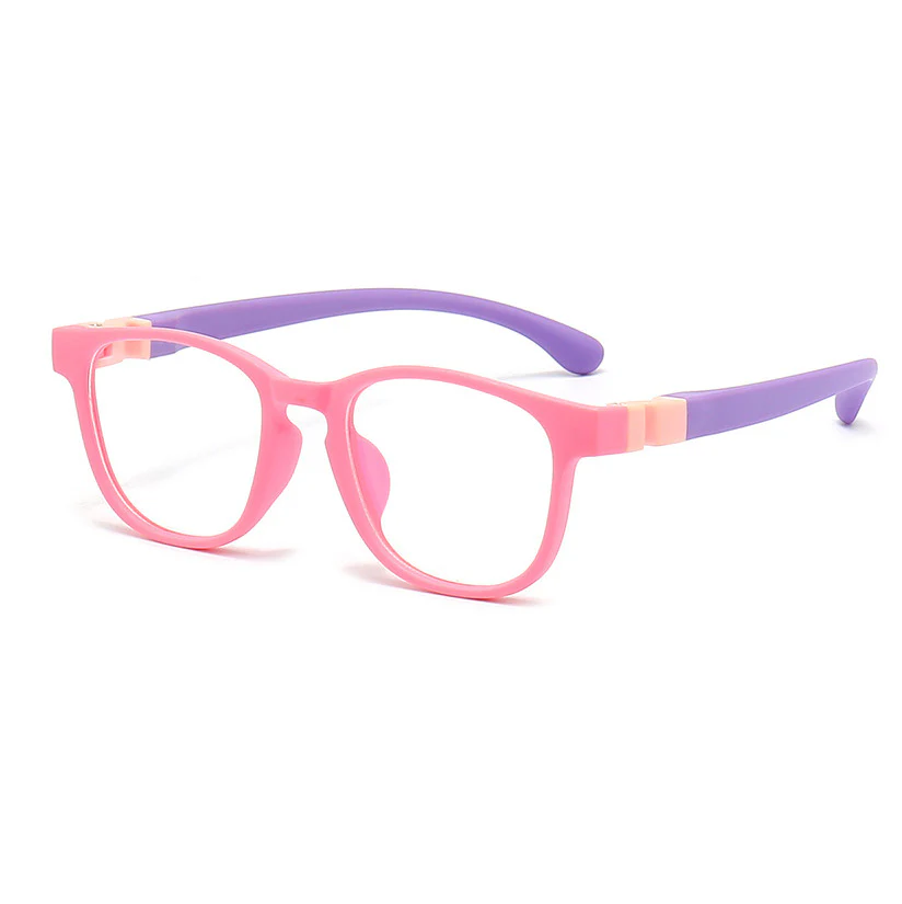 Children's Silicone Square Glasses Flexible Bendable VK2164 - Image 7