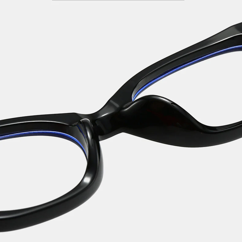 Trendy Cat Eye Glasses Vintage Retro Narrow Frame VK2165 - Image 5