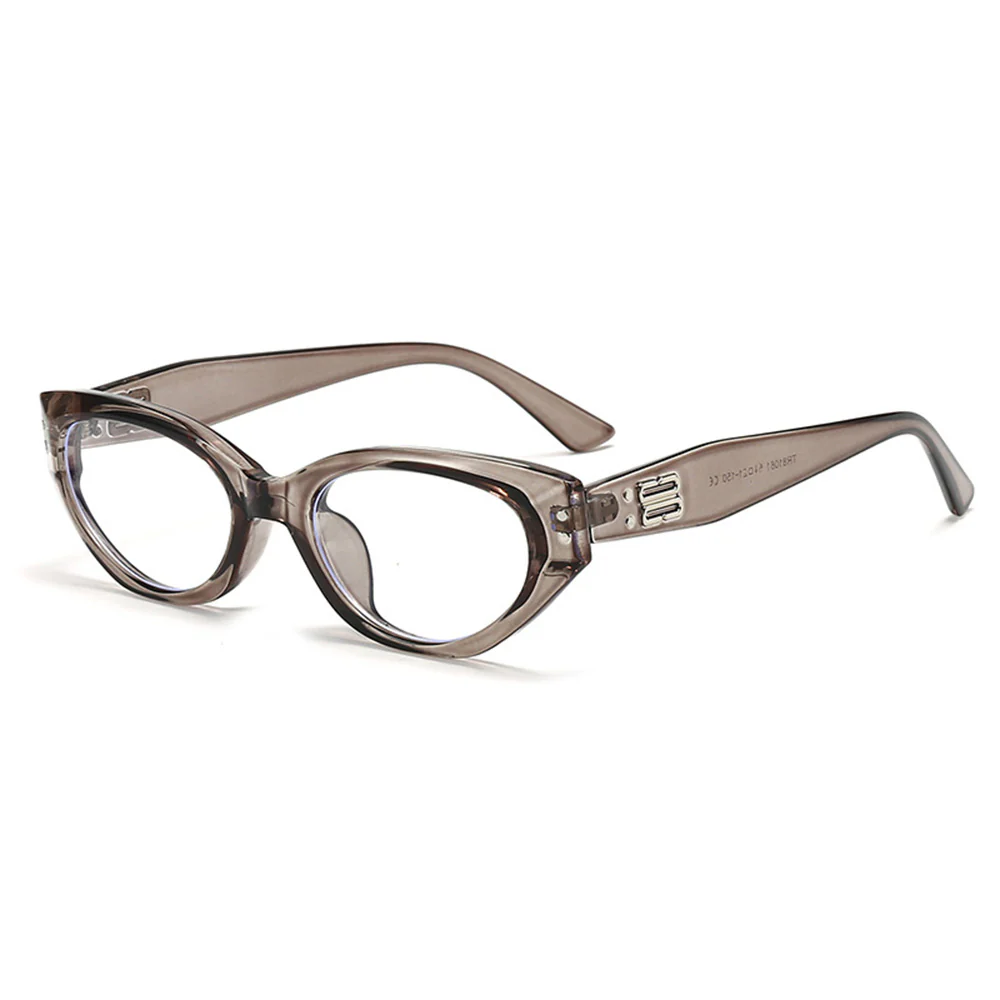 Trendy Cat Eye Glasses Vintage Retro Narrow Frame VK2165 - Image 7