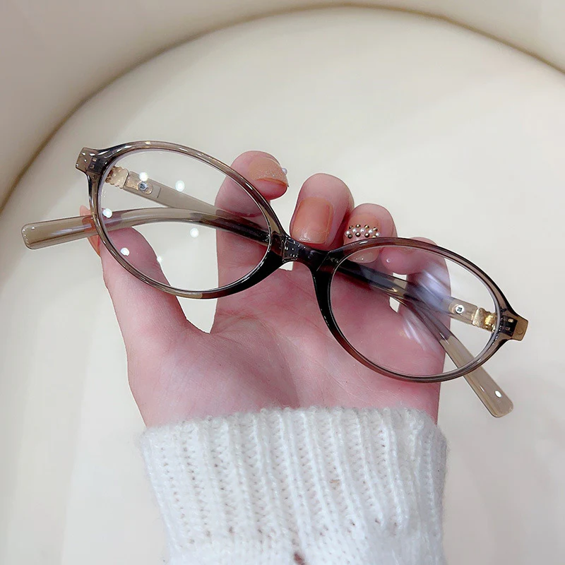 Oval Blue Light Blocking Fashion Glasses VK2177 - Image 5