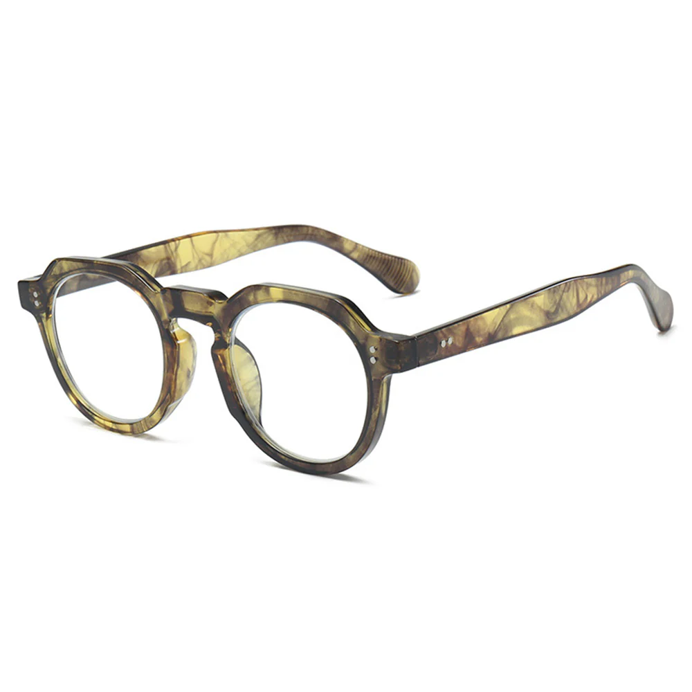 Vintage Round Prescription Glasses Blue Light Blocking VK2180 - Image 11