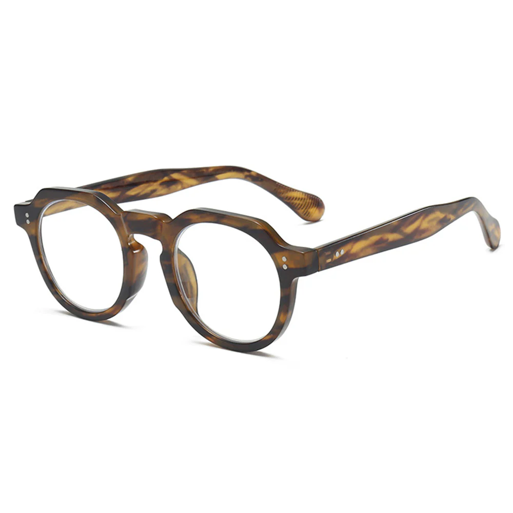 Vintage Round Prescription Glasses Blue Light Blocking VK2180 - Image 13