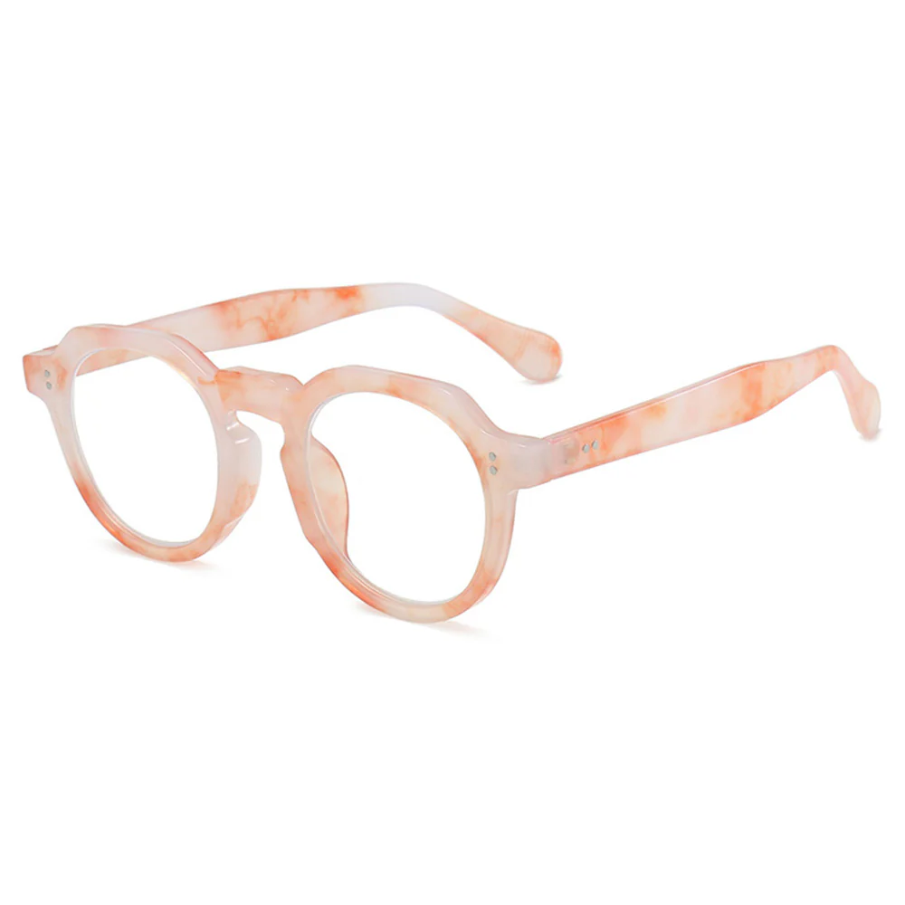 Vintage Round Prescription Glasses Blue Light Blocking VK2180 - Image 9