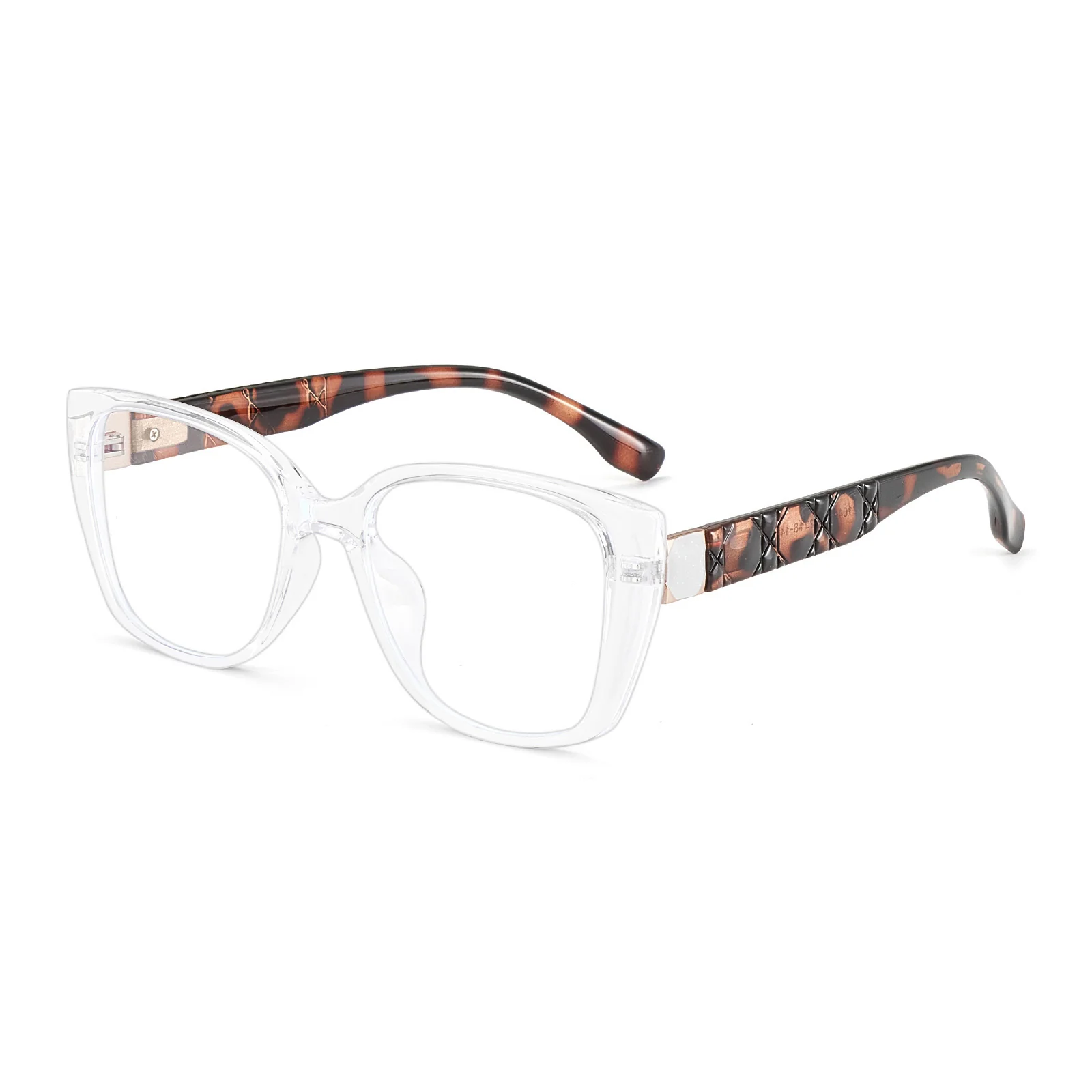 Trendy Cat Eye Glasses with Thick Frame for Women VK2181 - Image 5