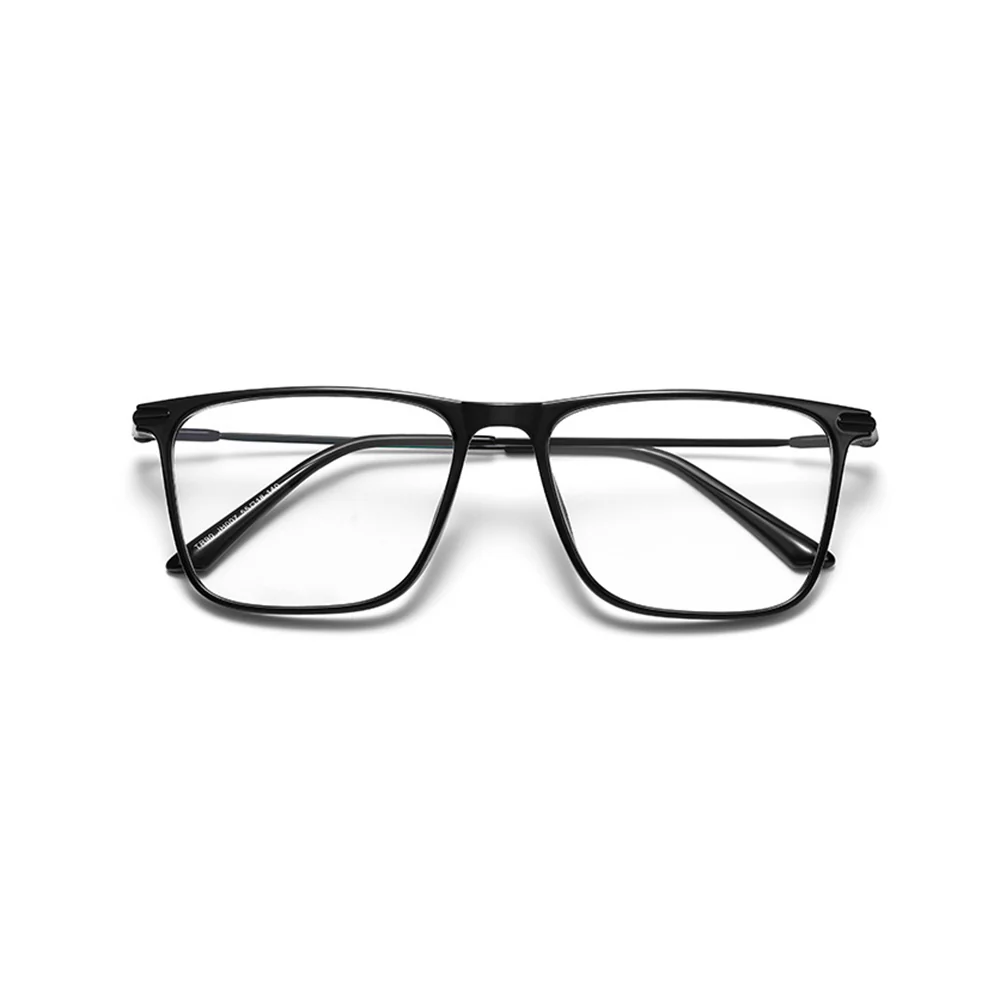 Men's Simple Rectangular Glasses Lightweight Titanium Temples VK2190 - Image 5