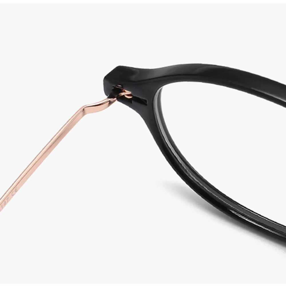 Ultralight Oval Nerd Glasses VK2194 - Image 3