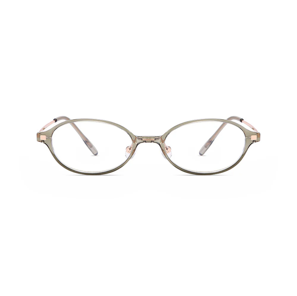 Ultralight Oval Nerd Glasses VK2194 - Image 5
