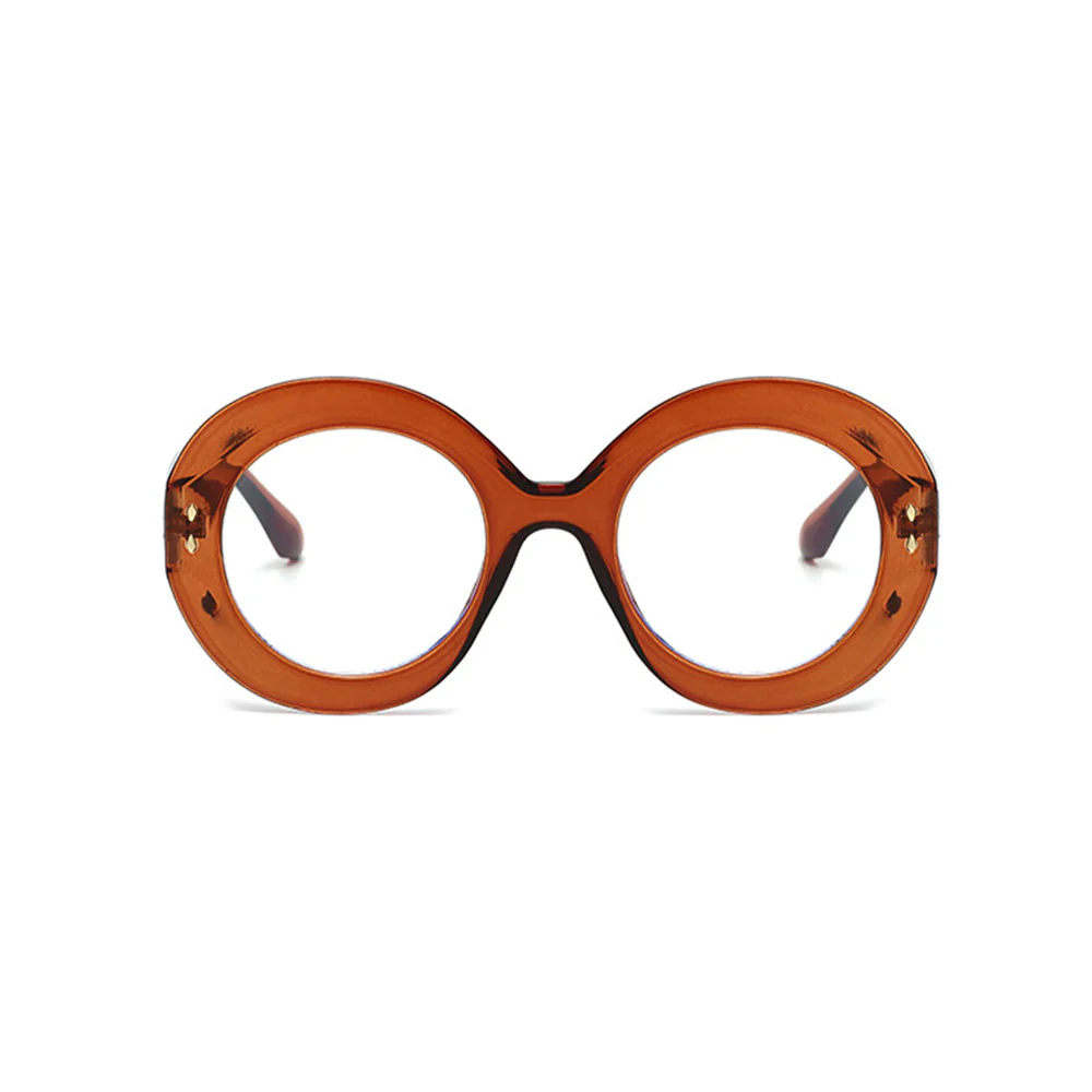 Round Large Frame Glasses Blue Light Protection VK2195 - Image 6