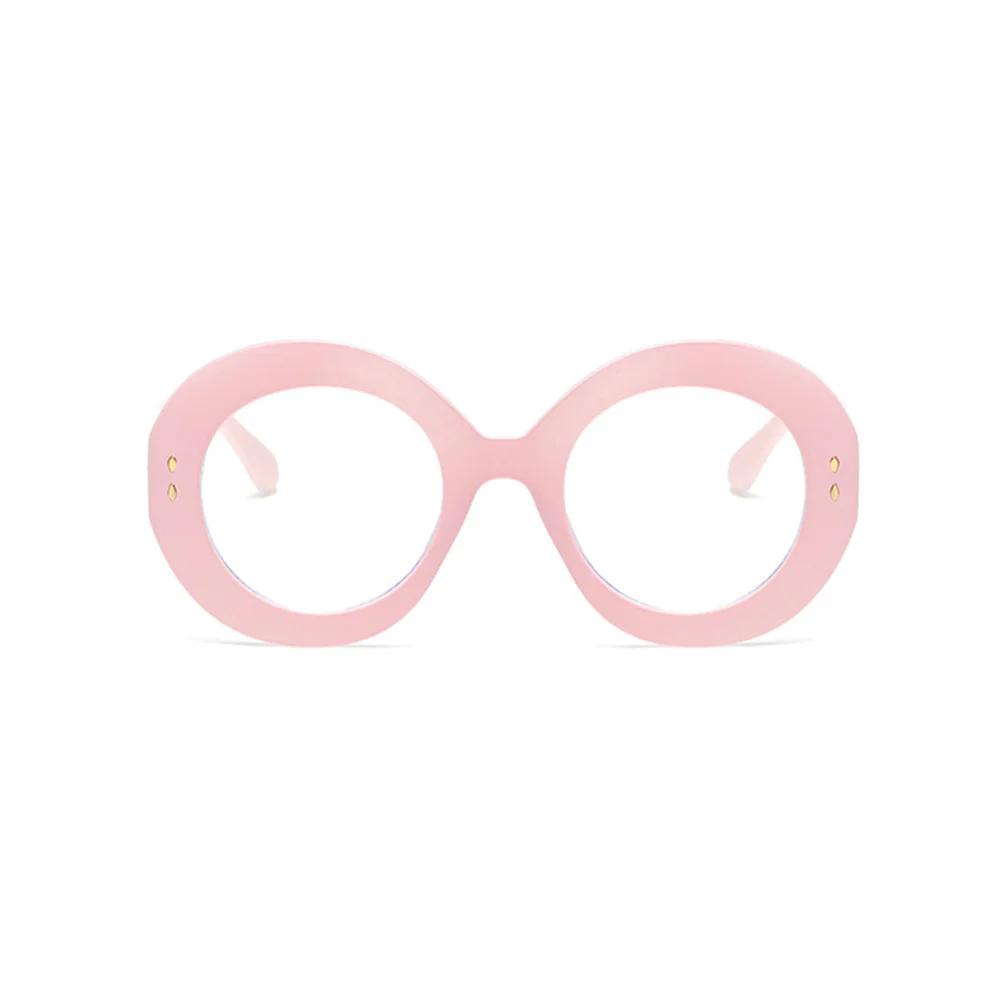 Round Large Frame Glasses Blue Light Protection VK2195 - Image 8