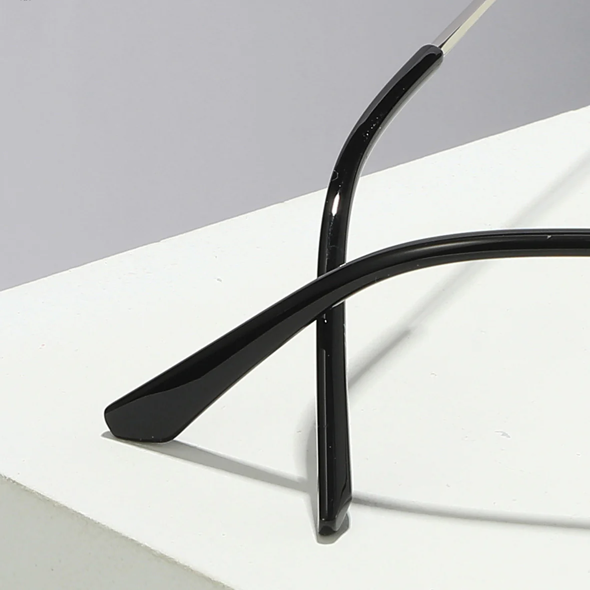 Unisex Metal Browline Glasses with Blue Light Protection VK2202 - Image 5