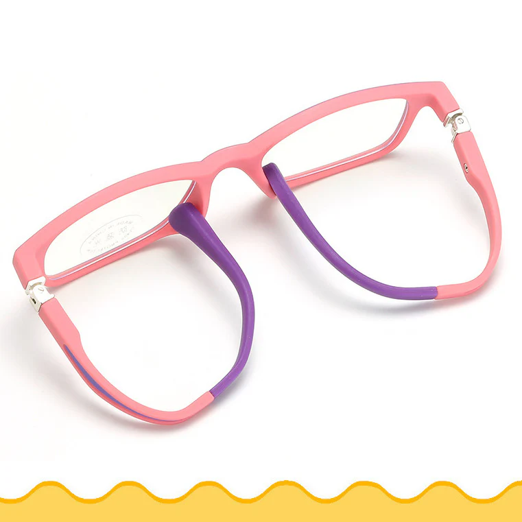 Children Teenagers Rectangle Glasses Bendable Temples VK2204 - Image 5