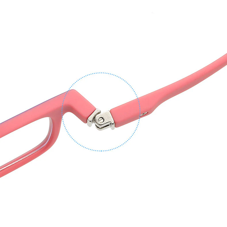 Children Teenagers Rectangle Glasses Bendable Temples VK2204 - Image 7