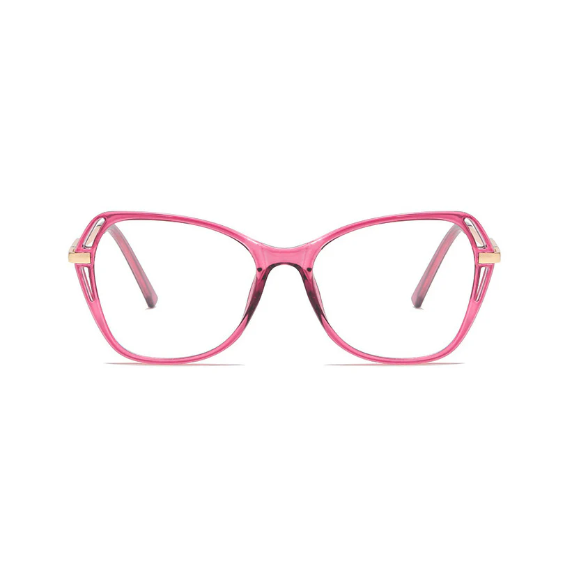 Trendy Personality Hollow-Out TR Irregular Polygon Glasses VK2207 - Image 10