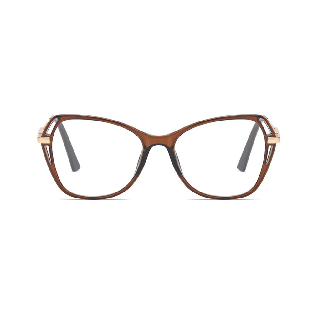 Trendy Personality Hollow-Out TR Irregular Polygon Glasses VK2207 - Image 6