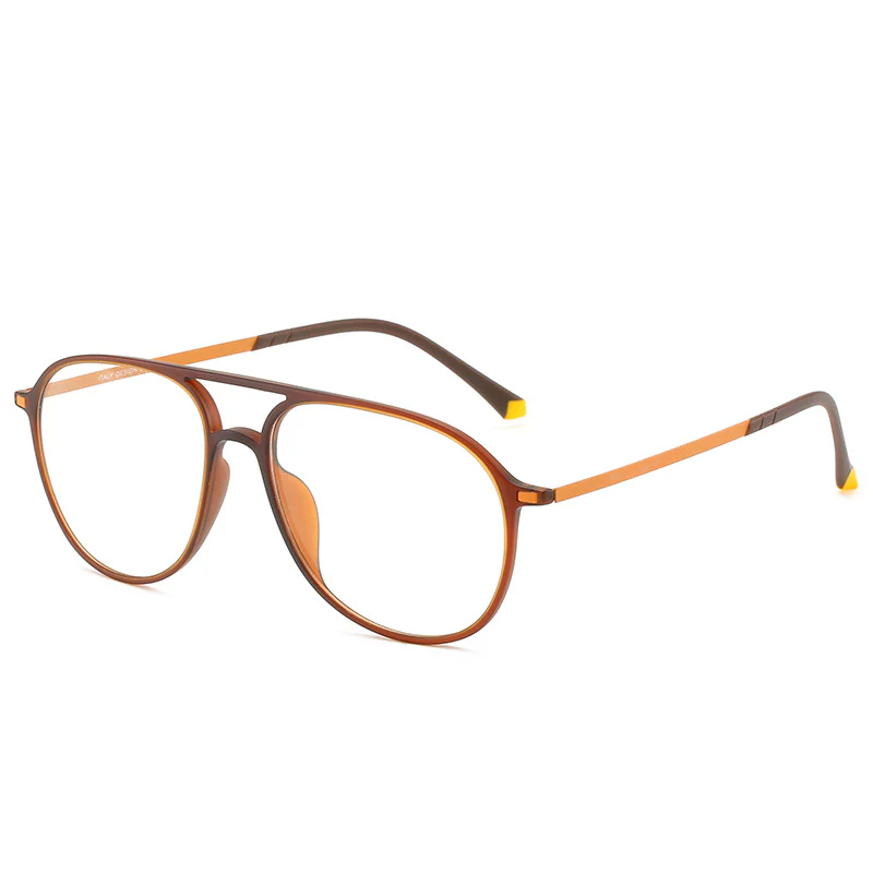 Aviator Retro Eyeglass Frame Unisex TR90 Material VK2208 - Image 10