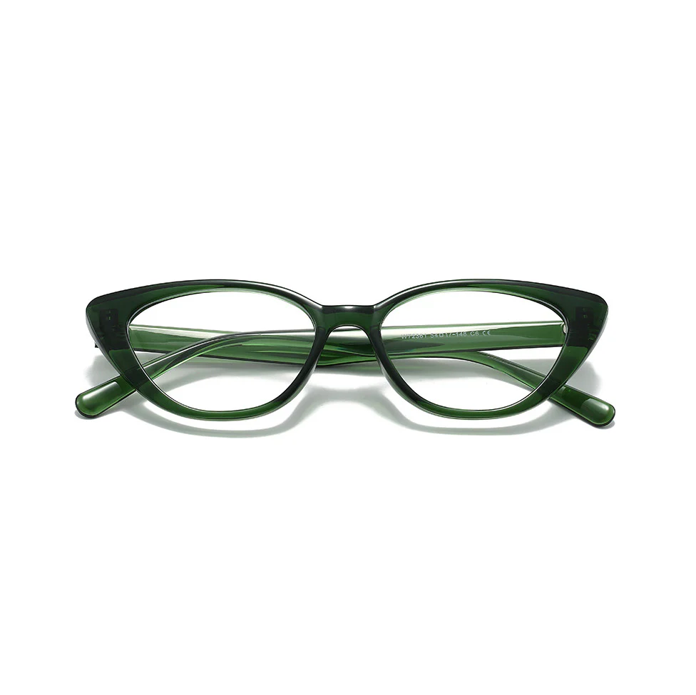 Retro Narrow Cat-Eye Glasses Frame VK2210 - Image 12