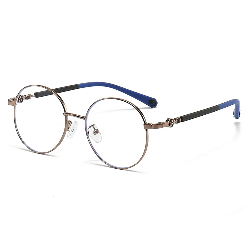 Kids' Round Anti-Blue Light Glasses Cute & Stylish Design VK2213 - Image 11