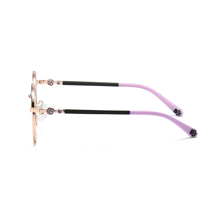 Kids' Round Anti-Blue Light Glasses Cute & Stylish Design VK2213 - Image 3