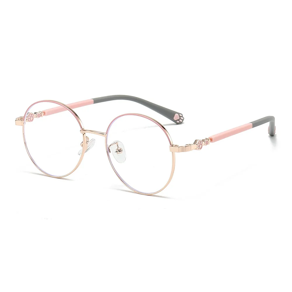Kids' Round Anti-Blue Light Glasses Cute & Stylish Design VK2213 - Image 7