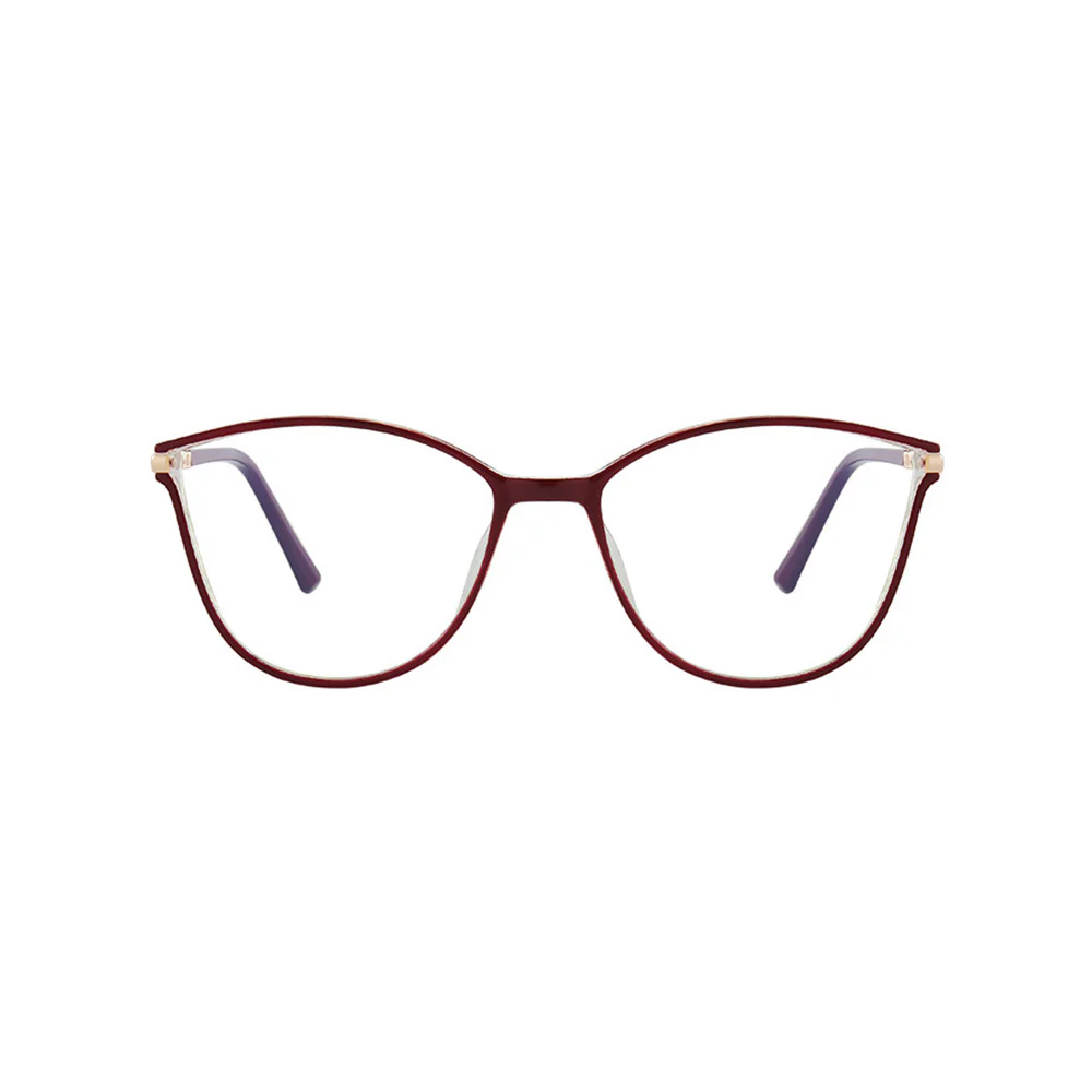 Blue Light Blocking Cat-Eye Glasses Glitter Side VK2221