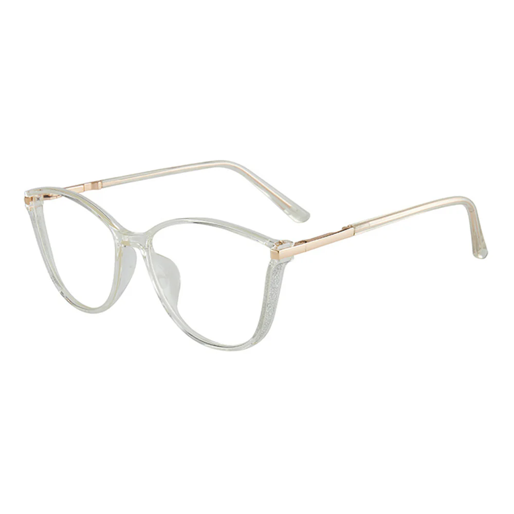 Blue Light Blocking Cat-Eye Glasses Glitter Side VK2221 - Image 11