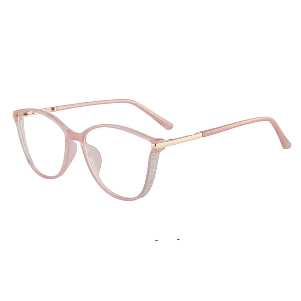 Blue Light Blocking Cat-Eye Glasses Glitter Side VK2221 - Image 4