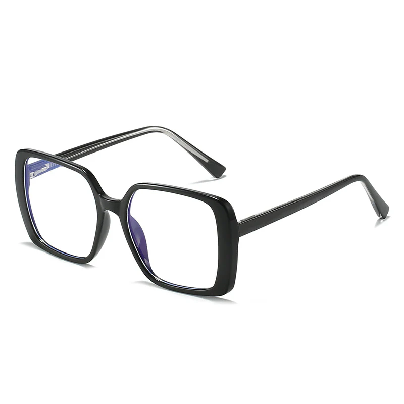 Oversized Eyeglass Frames Metal Core Temple Arms VK2223 - Image 2
