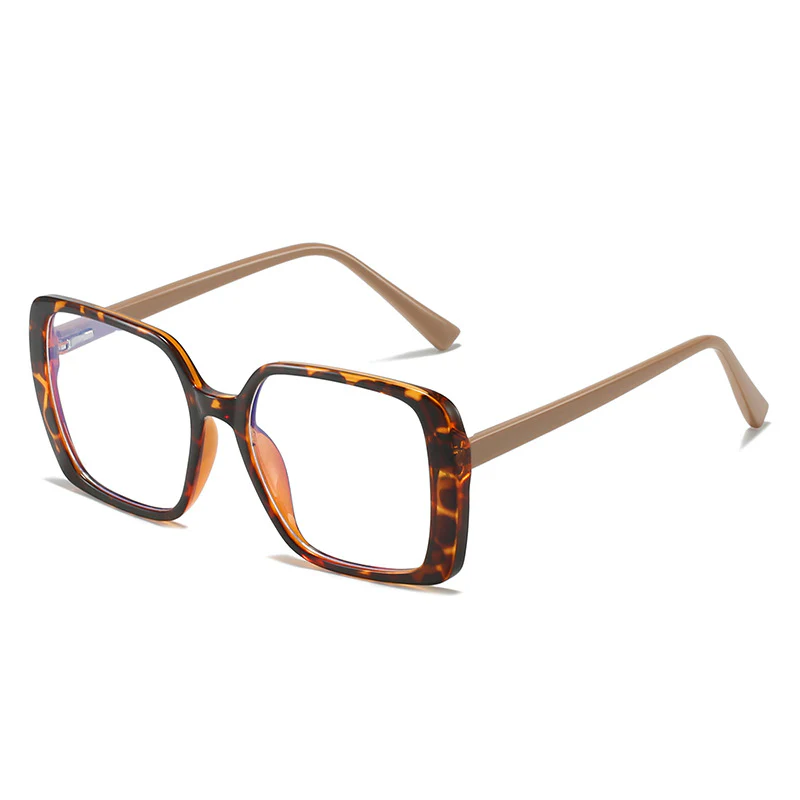 Oversized Eyeglass Frames Metal Core Temple Arms VK2223 - Image 7