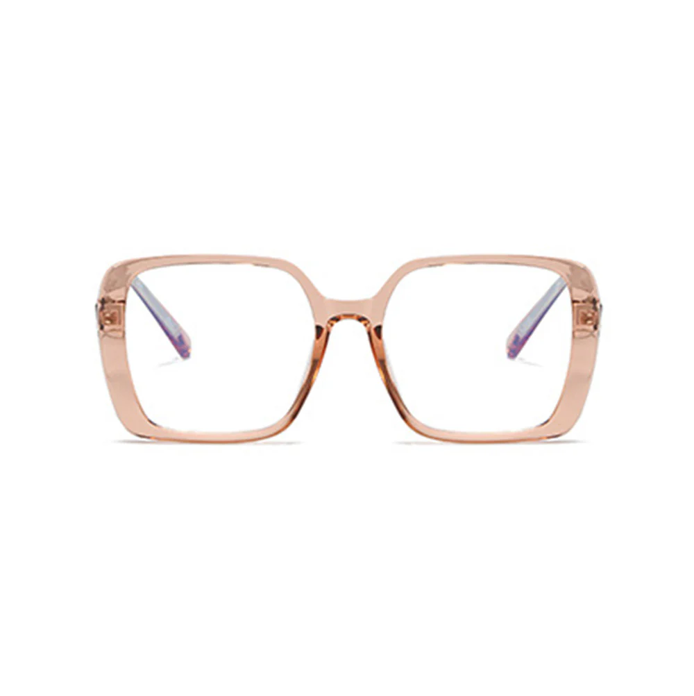 Oversized Eyeglass Frames Metal Core Temple Arms VK2223 - Image 8