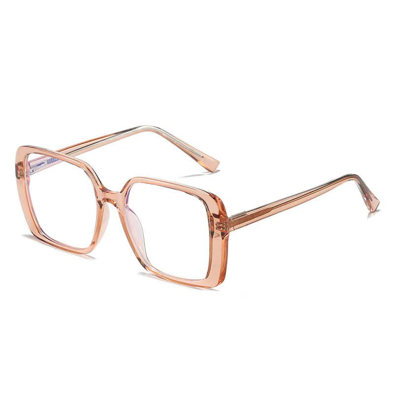 Oversized Eyeglass Frames Metal Core Temple Arms VK2223 - Image 9