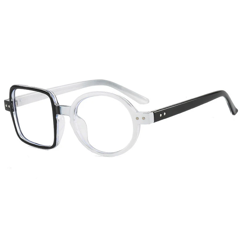 Geometric Niche Design Glasses Unique Trendy Frames VK2225 - Image 8