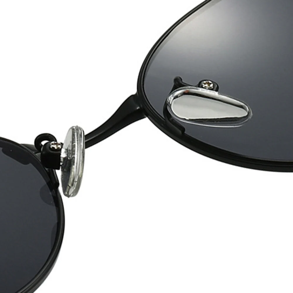 Futuristic Cat-Eye Metal Glasses Trend VK2230 - Image 3