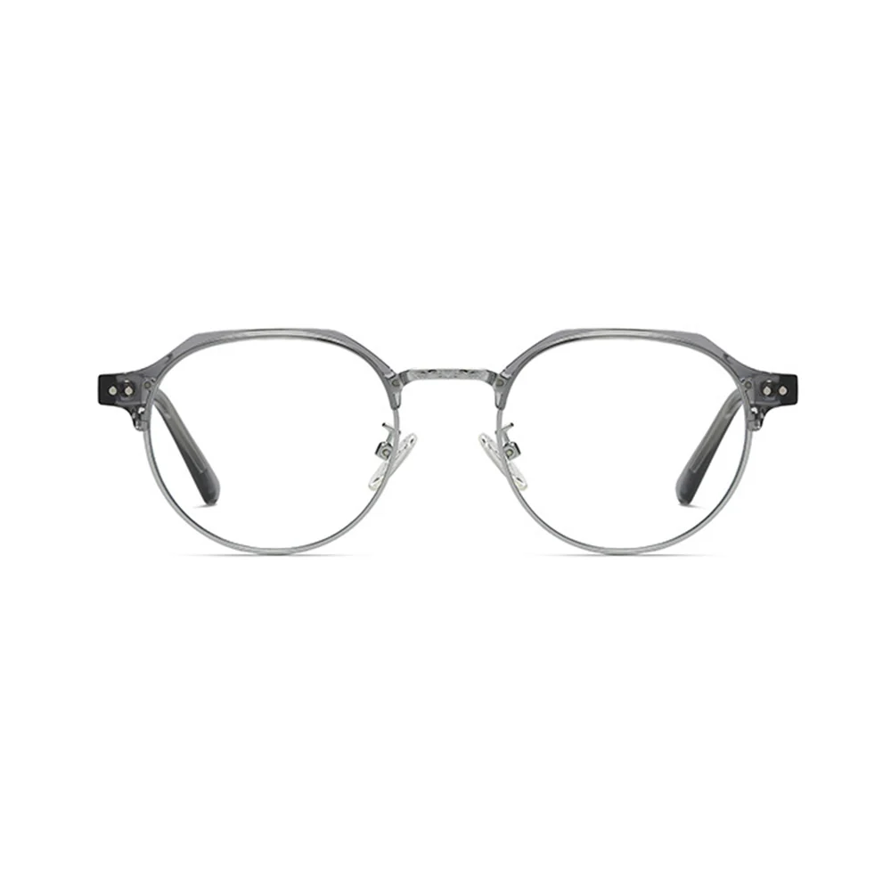 Round Browline Fashion Blue Light Blocking Glasses VK2231 - Image 6