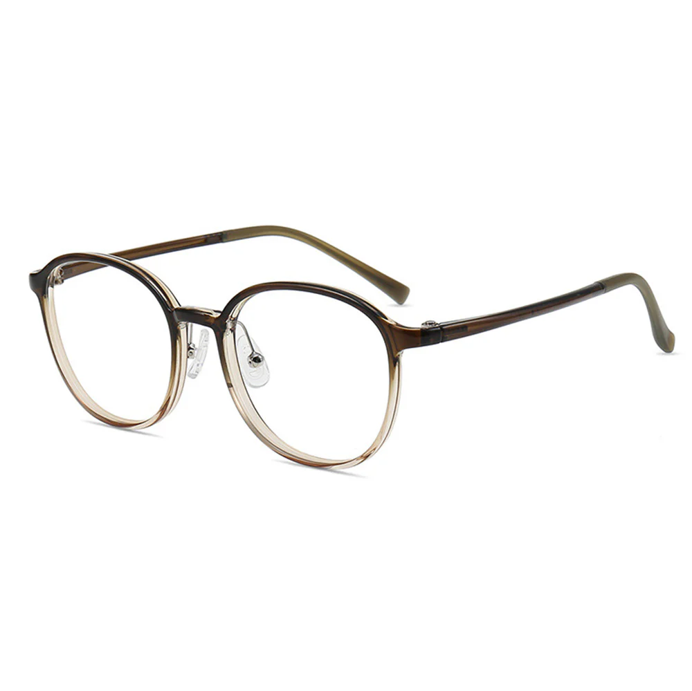 Round Ultra-Light Blue Light Blocking Myopia Glasses VK2232 - Image 13