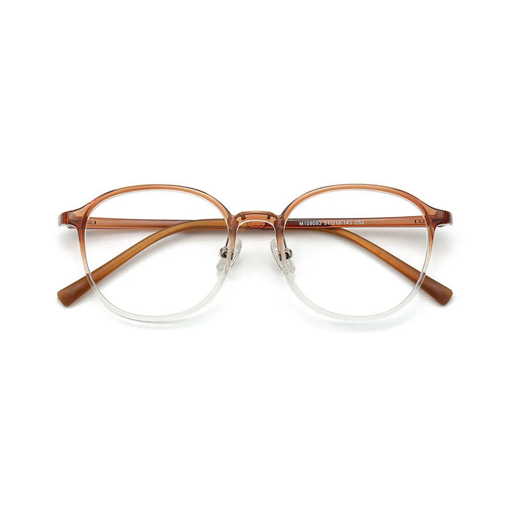Round Ultra-Light Blue Light Blocking Myopia Glasses VK2232 - Image 3