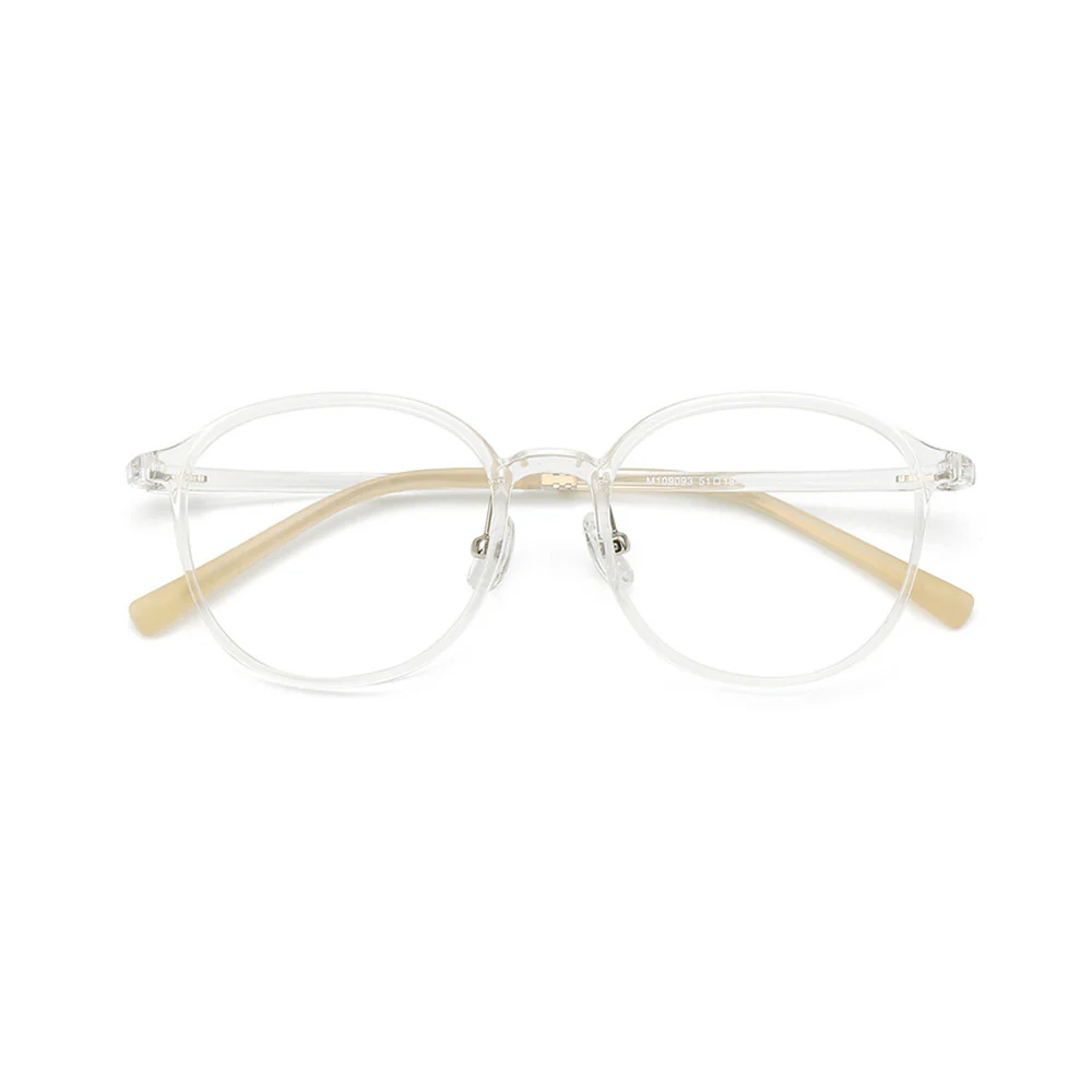 Round Ultra-Light Blue Light Blocking Myopia Glasses VK2232 - Image 8